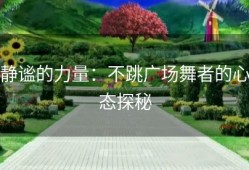 静谧的力量：不跳广场舞者的心态探秘