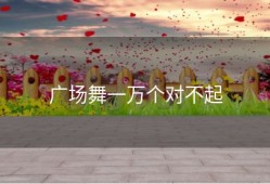 广场舞一万个对不起