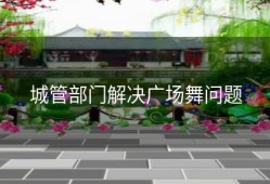 城管部门解决广场舞问题