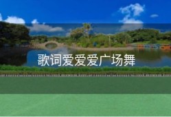歌词爱爱爱广场舞