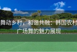 舞动乡村，和谐共融：韩国农村广场舞的魅力展现