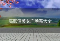 高颜值美女广场舞大全