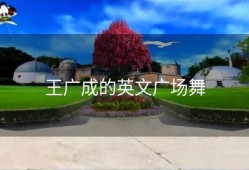 王广成的英文广场舞
