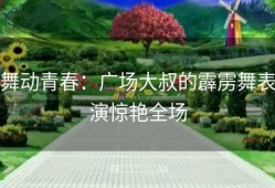舞动青春：广场大叔的霹雳舞表演惊艳全场