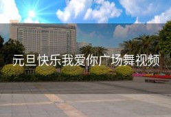 元旦快乐我爱你广场舞视频