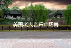 美国老人音乐广场舞