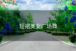 短裙美女广场舞