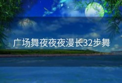 广场舞夜夜夜漫长32步舞