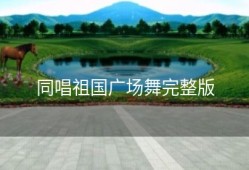 同唱祖国广场舞完整版