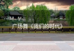 广场舞《我们的时代》
