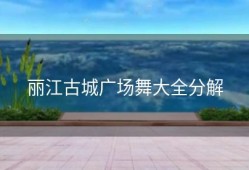 丽江古城广场舞大全分解