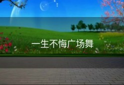 一生不悔广场舞