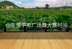 山东邹平市广场舞大赛时间