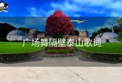 广场舞隔壁泰山歌词