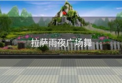 拉萨雨夜广场舞