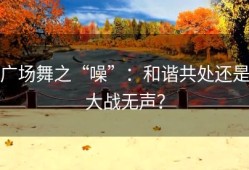 广场舞之“噪”：和谐共处还是大战无声？