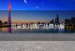 阿采女儿情广场舞分解