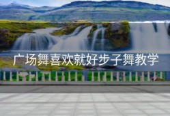 广场舞喜欢就好步子舞教学