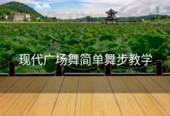 现代广场舞简单舞步教学