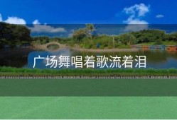 广场舞唱着歌流着泪