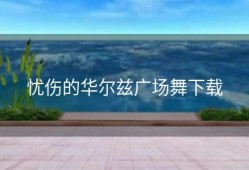 忧伤的华尔兹广场舞下载