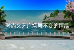 时尚文艺广场舞不变的情缘