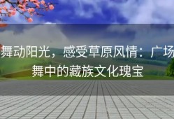 舞动阳光，感受草原风情：广场舞中的藏族文化瑰宝