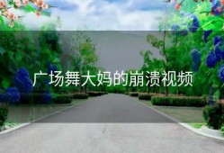 广场舞大妈的崩溃视频