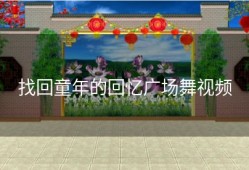 找回童年的回忆广场舞视频