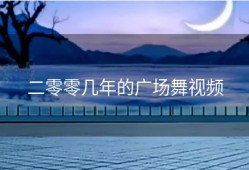 二零零几年的广场舞视频