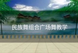 民族舞组合广场舞教学