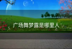 广场舞梦露是哪里人