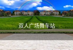 双人广场舞车站