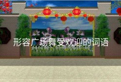 形容广场舞受欢迎的词语