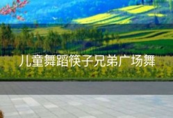 儿童舞蹈筷子兄弟广场舞