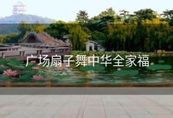 广场扇子舞中华全家福