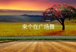 来个在广场舞