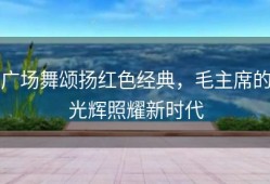 广场舞颂扬红色经典，毛主席的光辉照耀新时代