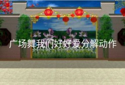 广场舞我们好好爱分解动作