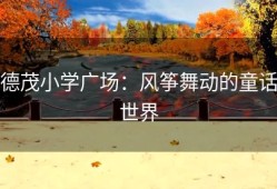 德茂小学广场：风筝舞动的童话世界