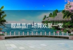 靓晶晶广场舞欢聚一堂