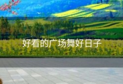 好看的广场舞好日子