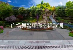 广场舞希望你幸福歌词