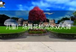儿童广场舞花桥流水双人舞