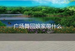 广场舞回娘家带什么
