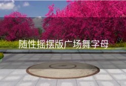 随性摇摆版广场舞字母