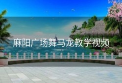 麻阳广场舞马龙教学视频