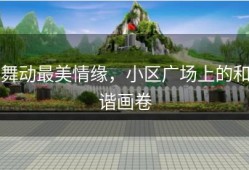 舞动最美情缘，小区广场上的和谐画卷