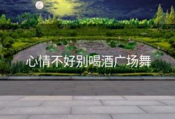 心情不好别喝酒广场舞