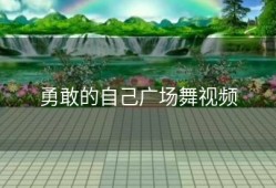 勇敢的自己广场舞视频